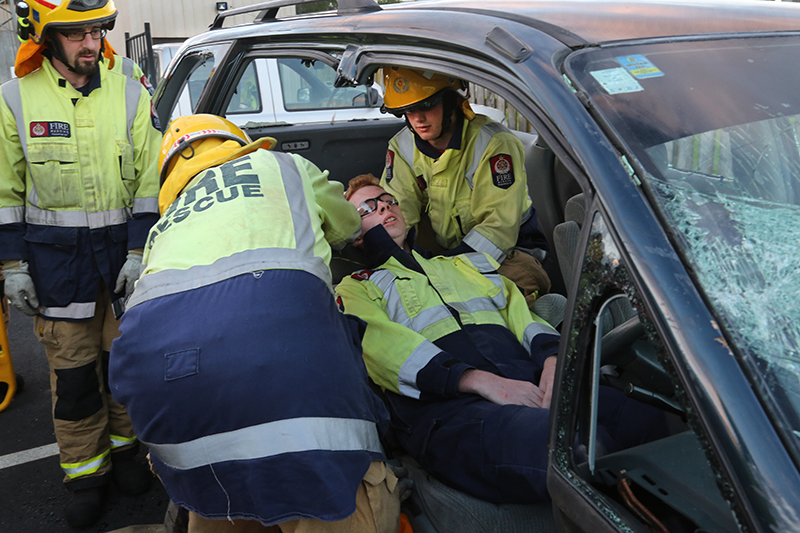 Volunteer Fire Brigade : Edgecumbe : New Zealand : Business News Photos : Richard Moore : Photographer